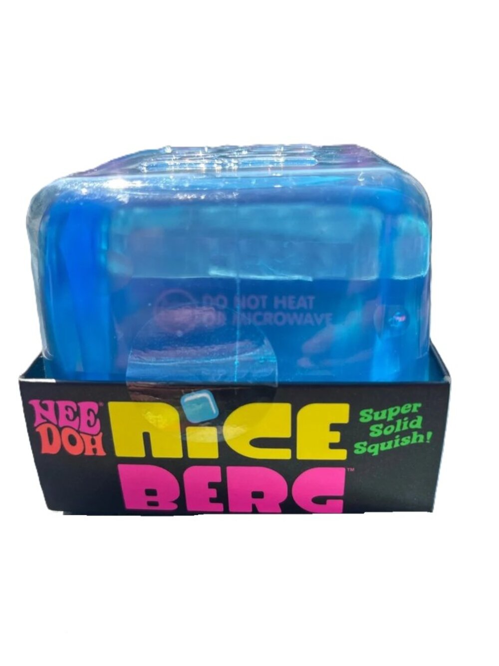 NeeDoh Nice Berg Blue Giant Super Solid Squishy Sensory Fidget Toy NWT
